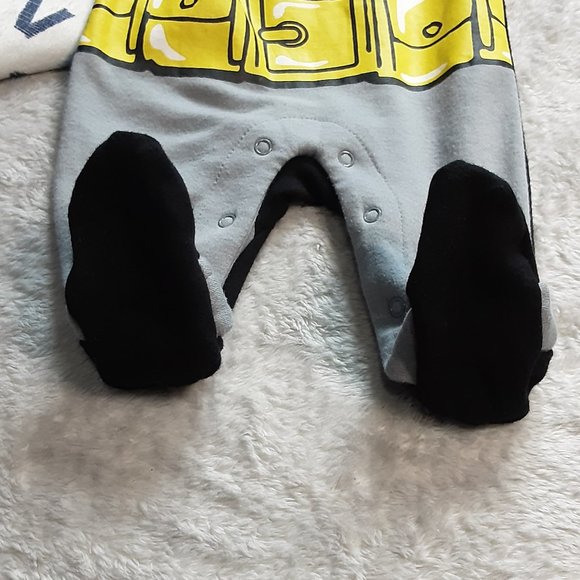 ❄️ 0-3m | DC Comics | Batman Jumpsuit/Footies - Picture 3 of 6